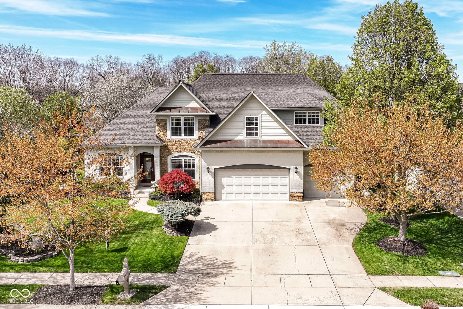 Front exterior at 19311 Morrison Way, Noblesville, IN