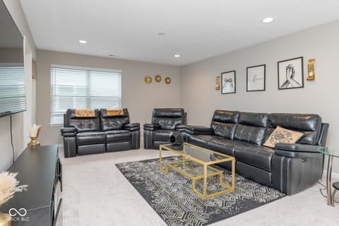 Living room at 10810 Arendale Drive, Brownsburg, IN