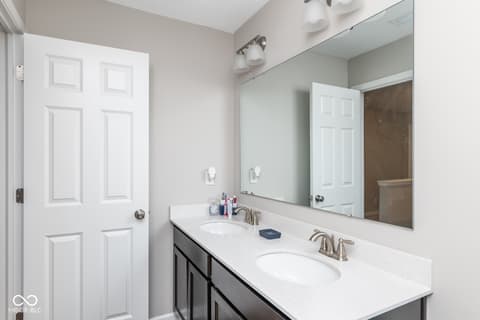 Bathroom at 10810 Arendale Drive, Brownsburg, IN