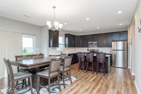 Dining room at 10810 Arendale Drive, Brownsburg, IN
