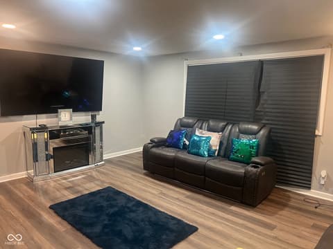 Living room at 7206 Halden Place, Indianapolis, IN
