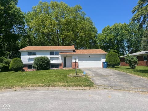 Front exterior at 7206 Halden Place, Indianapolis, IN