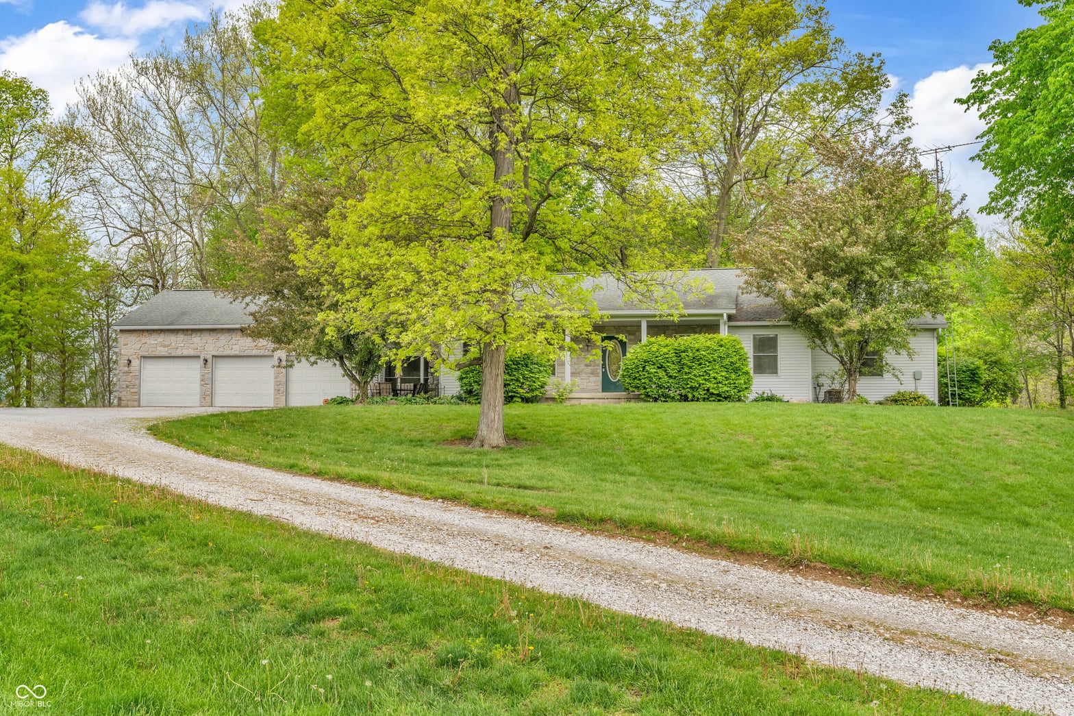 Front exterior at 10154 S County Road 10 E, Cloverdale, IN