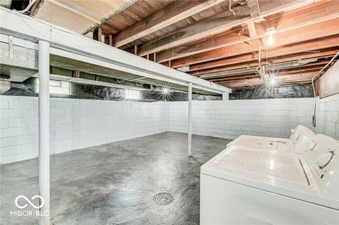 Basement at 3839 Hoyt Avenue, Indianapolis, IN