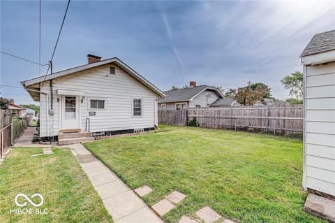 Backyard at 3839 Hoyt Avenue, Indianapolis, IN
