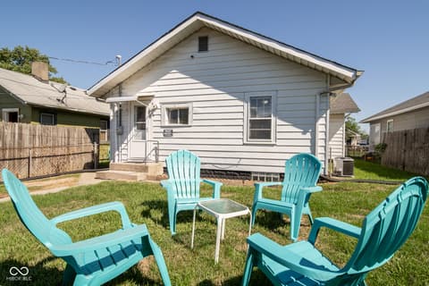 Backyard at 3839 Hoyt Avenue, Indianapolis, IN