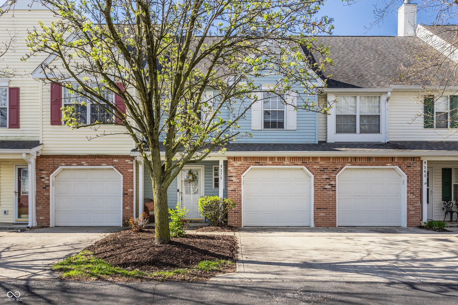 Front exterior at 9575 Thradd Street, Fishers, IN