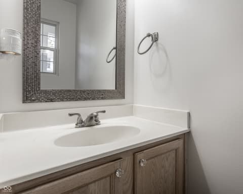 Bathroom at 9575 Thradd Street, Fishers, IN