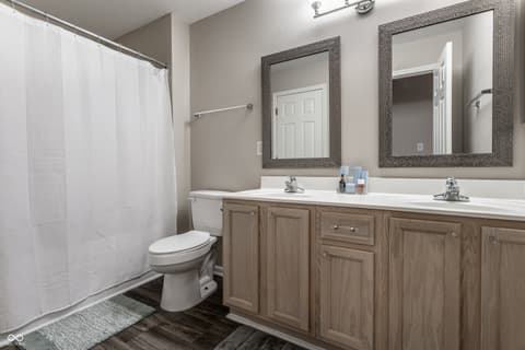 Bathroom at 9575 Thradd Street, Fishers, IN