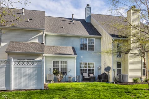 Backyard at 9575 Thradd Street, Fishers, IN
