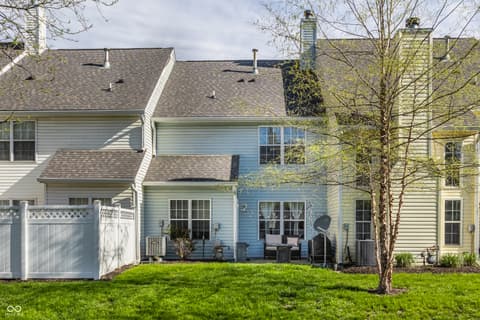 Backyard at 9575 Thradd Street, Fishers, IN
