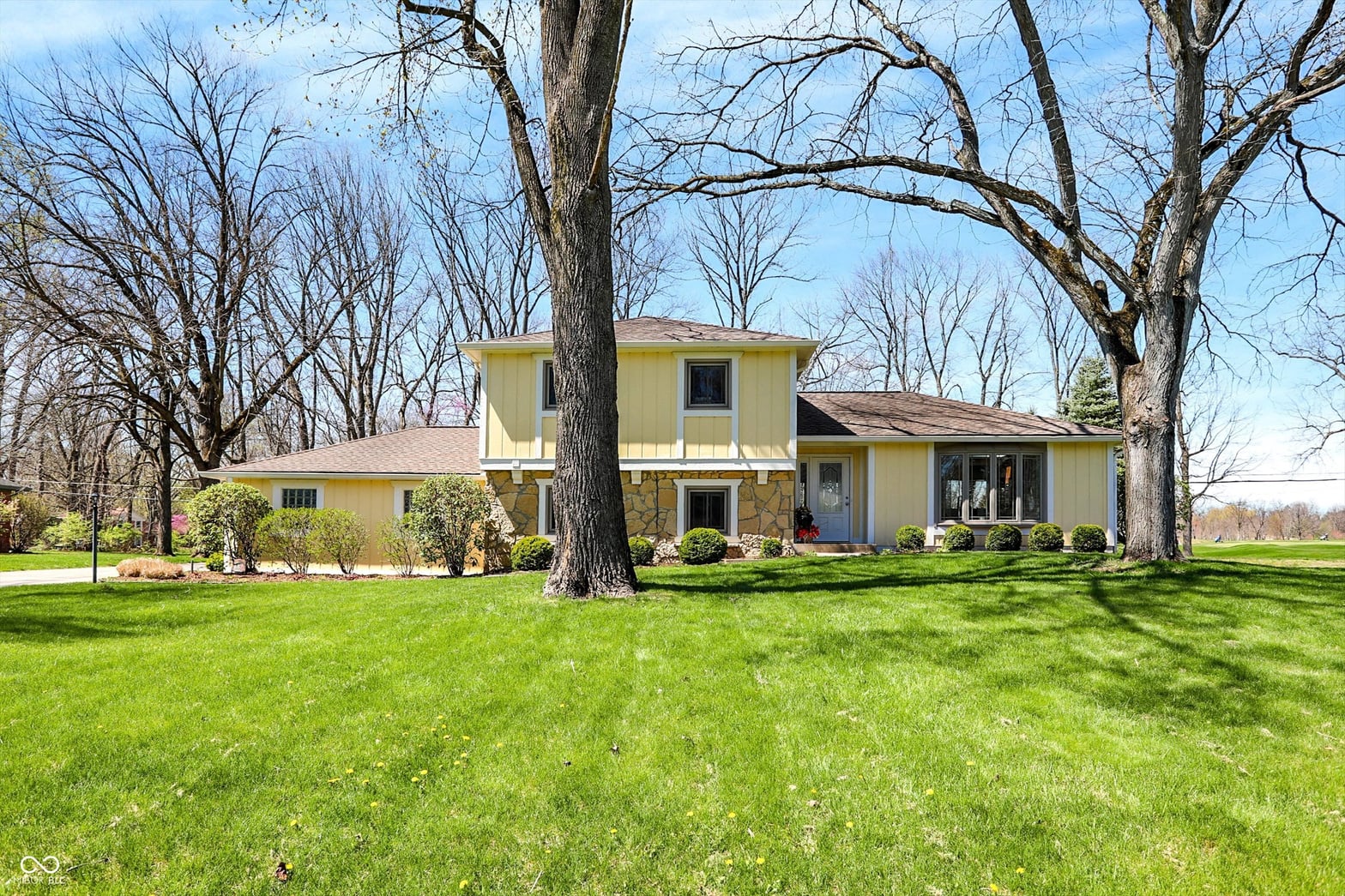 Front exterior at 11006 Timber Lane, Carmel, IN