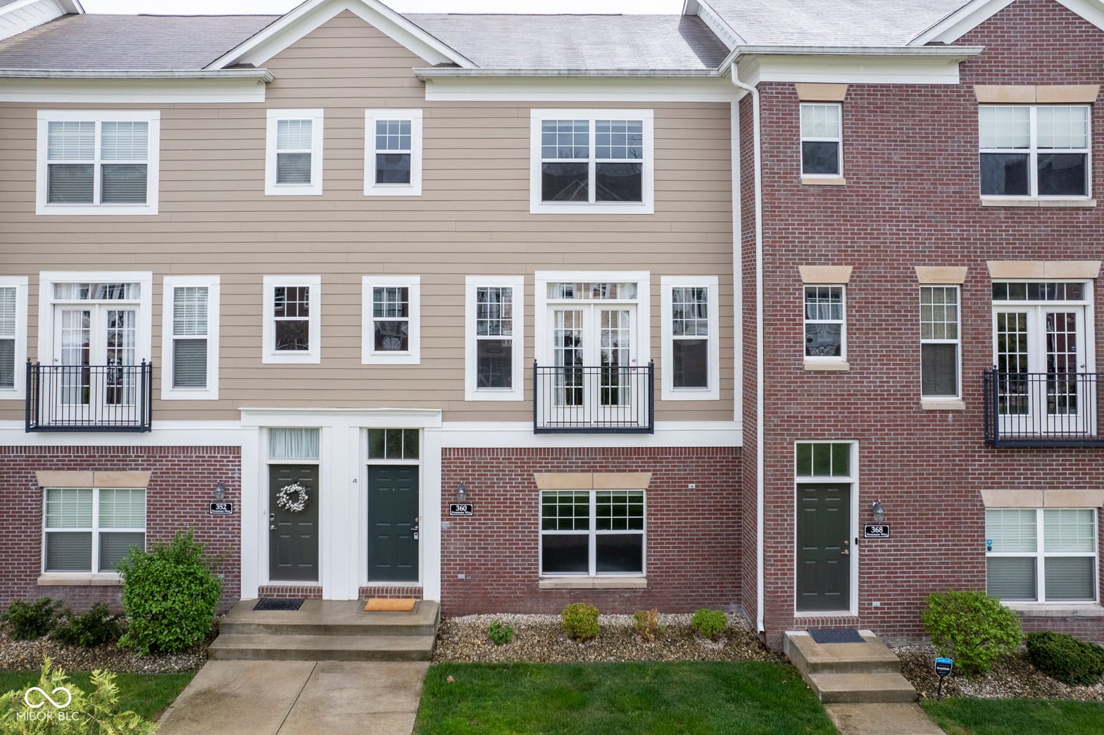 Front exterior at 360 Neuman Way, Carmel, IN