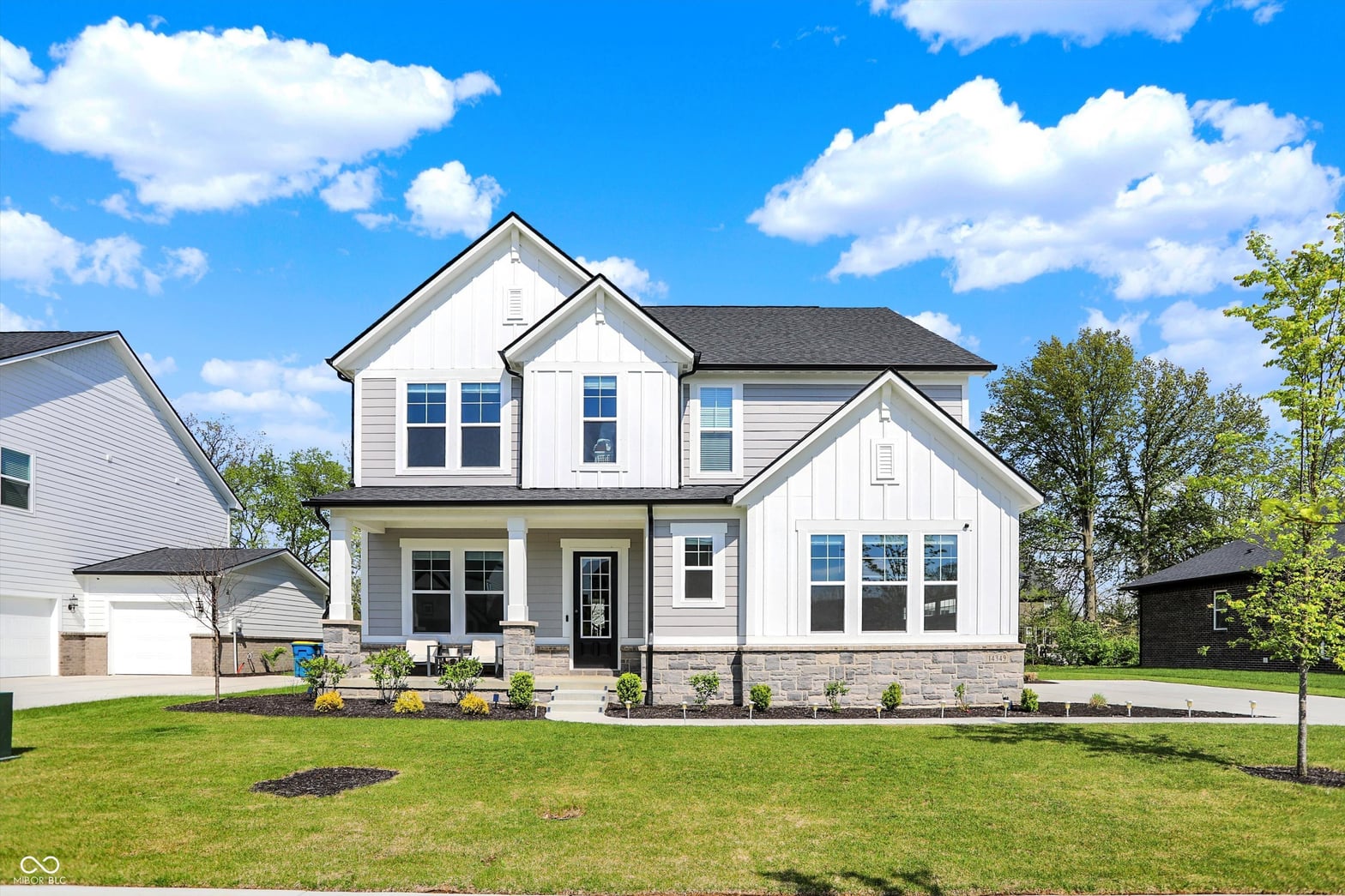 Front exterior at 14349 Marsdale Place, Carmel, IN
