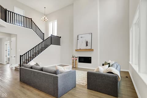 Living room at 14349 Marsdale Place, Carmel, IN