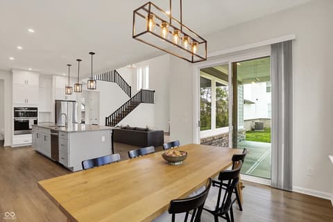 Dining room at 14349 Marsdale Place, Carmel, IN