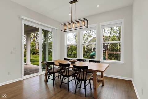 Dining room at 14349 Marsdale Place, Carmel, IN