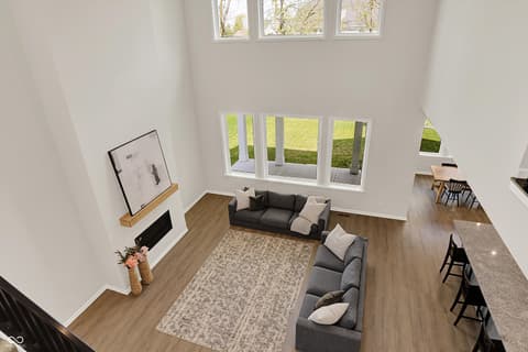 Living room at 14349 Marsdale Place, Carmel, IN