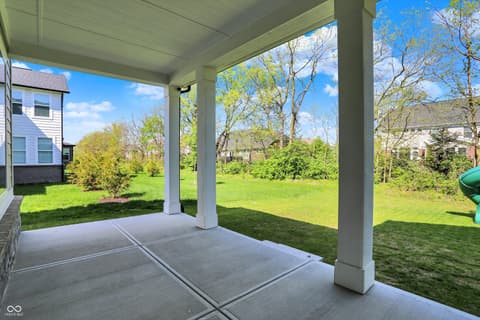 Outdoor living area at 14349 Marsdale Place, Carmel, IN