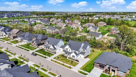 Aerial view at 14349 Marsdale Place, Carmel, IN