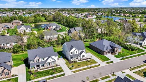 Aerial view at 14349 Marsdale Place, Carmel, IN