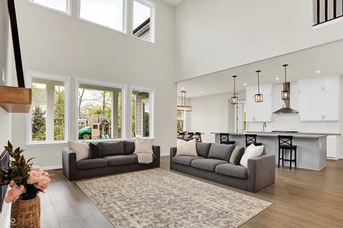 Living room at 14349 Marsdale Place, Carmel, IN