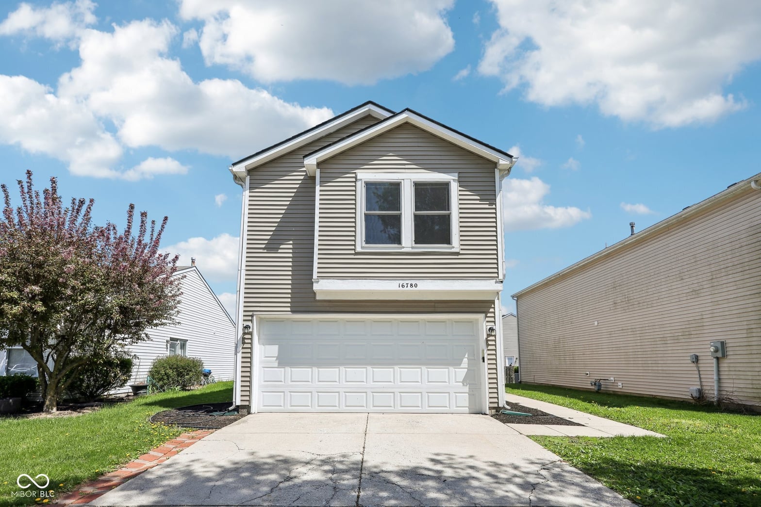 Front exterior at 16780 Lowell Drive, Noblesville, IN