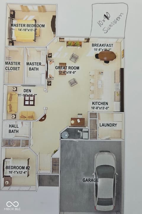 Floor Plan — 7141 Lillian Place, Cumberland, IN