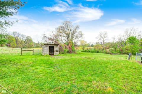 Yard at 5320 S Lick Crk Road, Morgantown, IN
