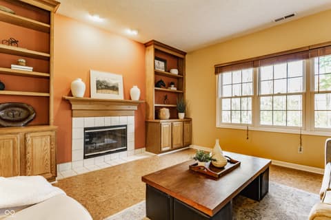 Living room at 3808 Brigade Circle, Carmel, IN