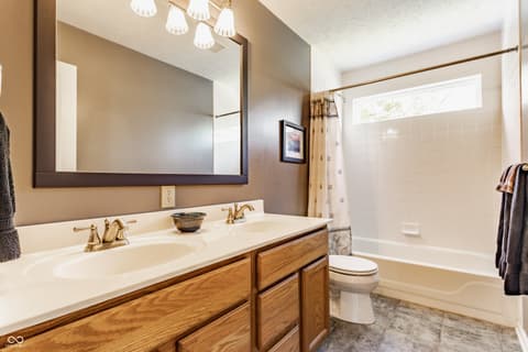 Bathroom at 3808 Brigade Circle, Carmel, IN