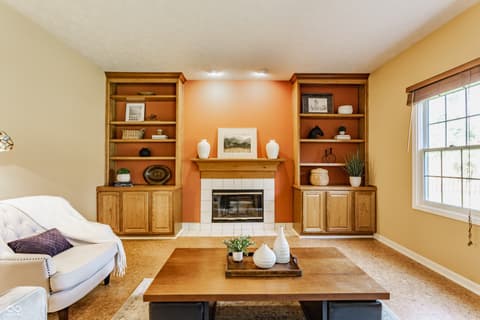 Living room at 3808 Brigade Circle, Carmel, IN