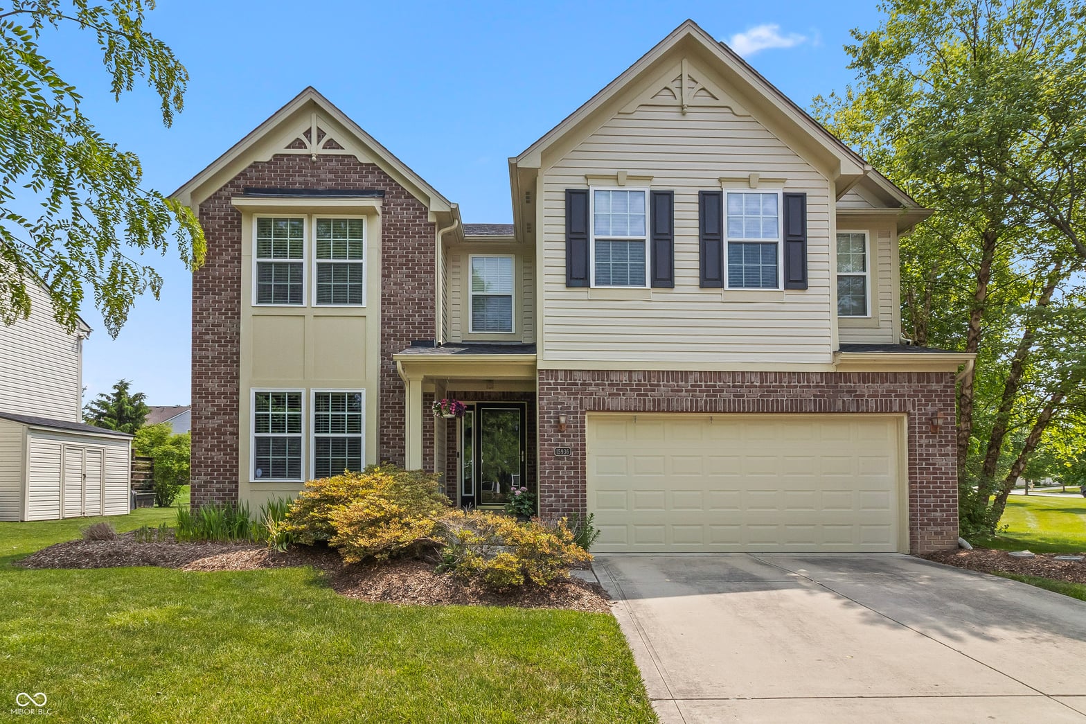 Front exterior at 15936 Symphony Boulevard, Noblesville, IN