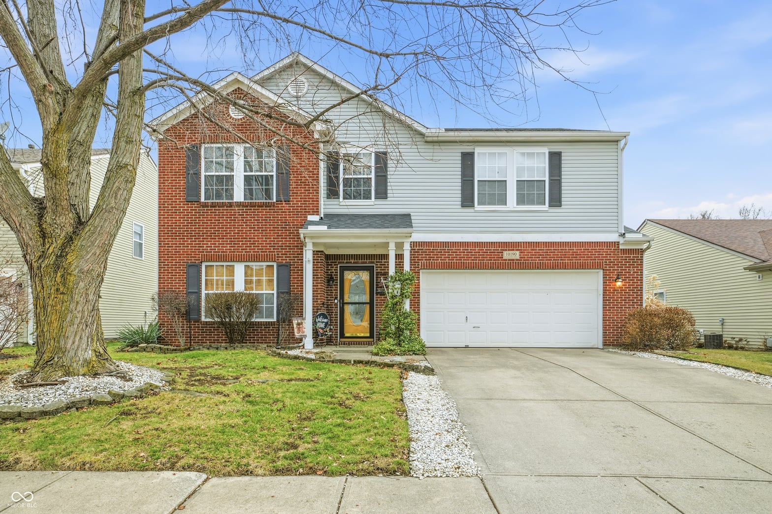 Front exterior at 10190 Holly Berry Circle, Fishers, IN