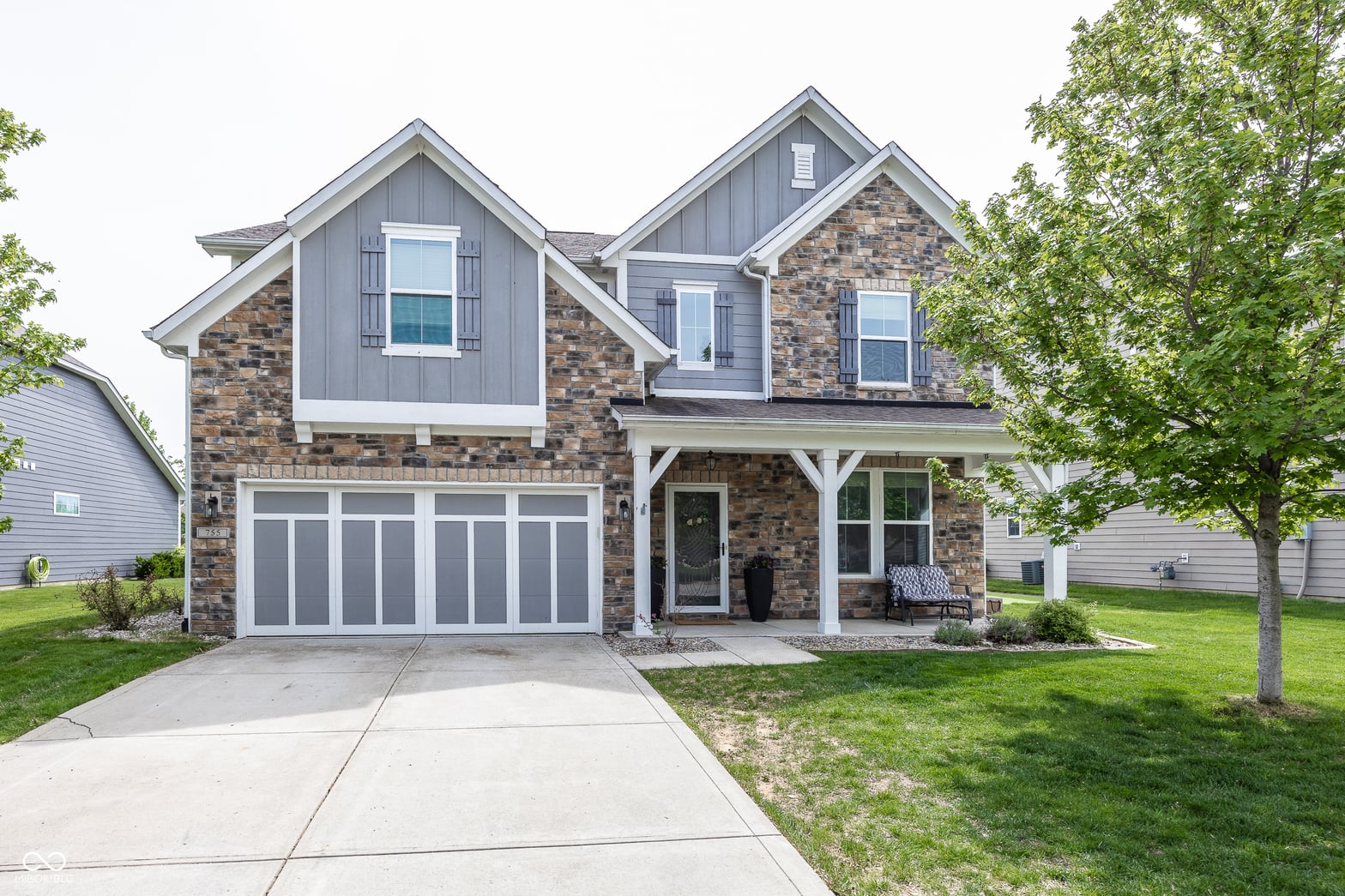 Front exterior at 755 Canberra Boulevard, Westfield, IN