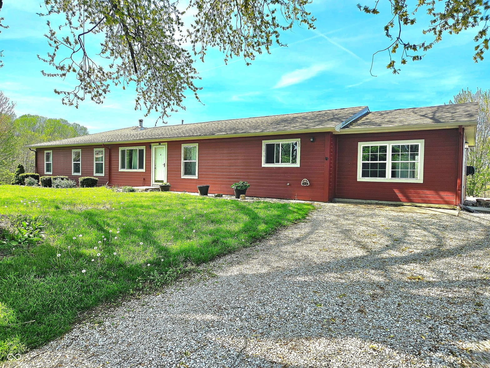 Front exterior at 1647 State Ferry Road, Solsberry, IN