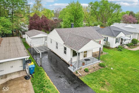Aerial view at 473 N 17th Street, Noblesville, IN