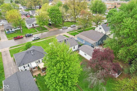 Aerial view at 473 N 17th Street, Noblesville, IN