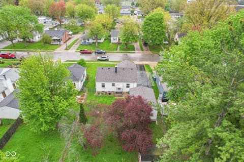 Aerial view at 473 N 17th Street, Noblesville, IN