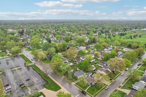 Aerial view at 473 N 17th Street, Noblesville, IN
