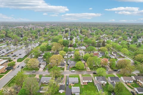 Aerial view at 473 N 17th Street, Noblesville, IN