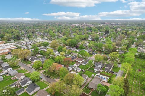 Aerial view at 473 N 17th Street, Noblesville, IN