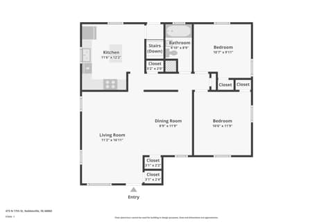 Floor Plan — 473 N 17th Street, Noblesville, IN