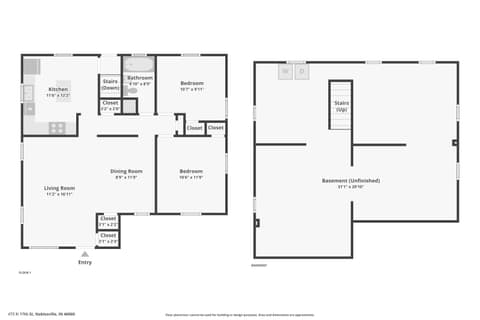 Floor Plan — 473 N 17th Street, Noblesville, IN