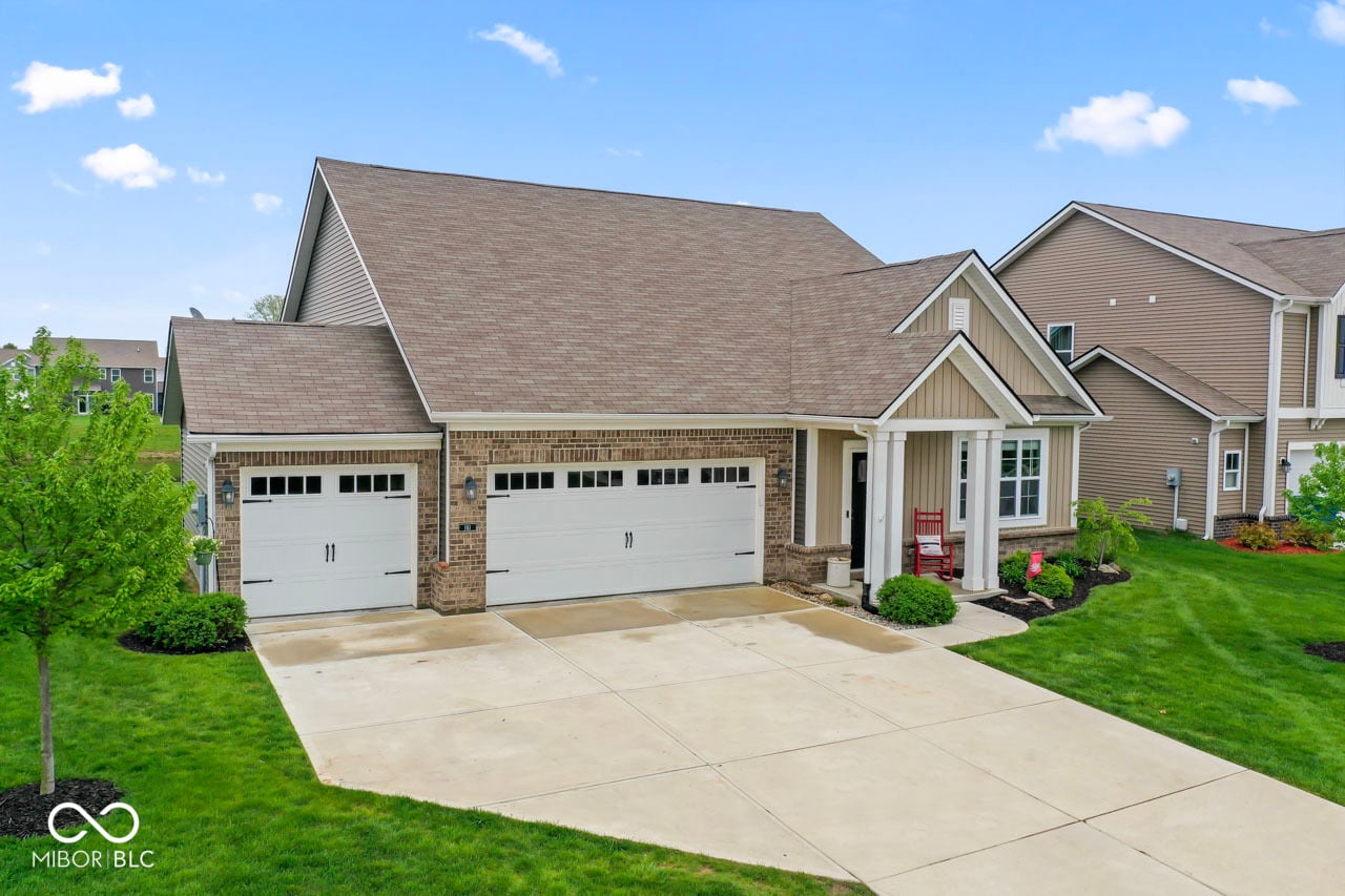 Front exterior at 161 Tamarack Larch Boulevard, Cicero, IN