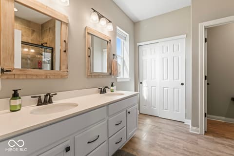 Bathroom at 161 Tamarack Larch Boulevard, Cicero, IN