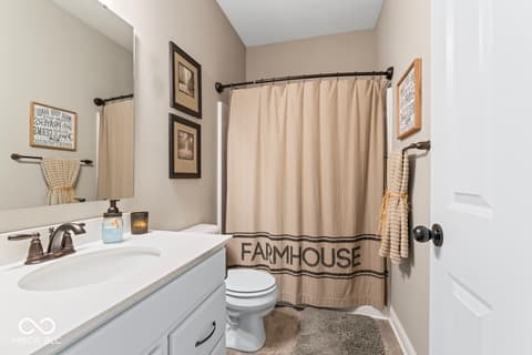 Bathroom at 161 Tamarack Larch Boulevard, Cicero, IN