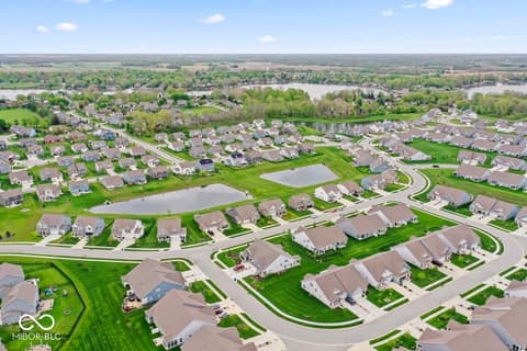 Aerial view at 161 Tamarack Larch Boulevard, Cicero, IN