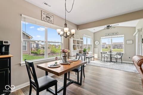 Dining room at 161 Tamarack Larch Boulevard, Cicero, IN