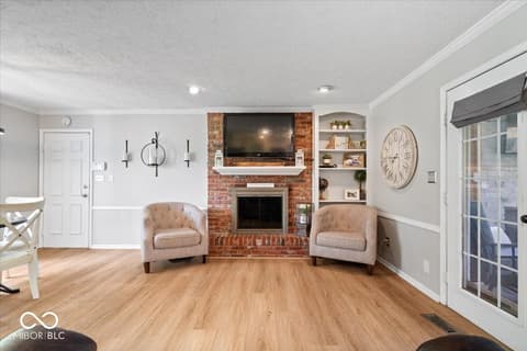 Living room at 13363 Lantern Road, Fishers, IN